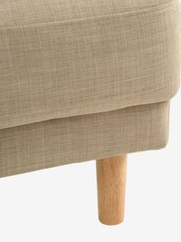 Sofá chaise longue EGENSE izquierda arena