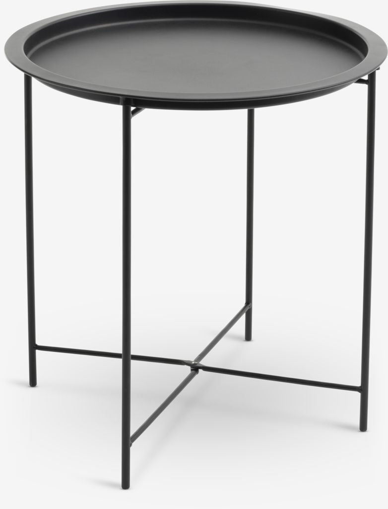 Mesa auxiliar RANDERUP Ø47 negro
