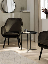 Mesa auxiliar RANDERUP Ø47 negro