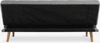 Sofá cama NEJEDE tela gris claro