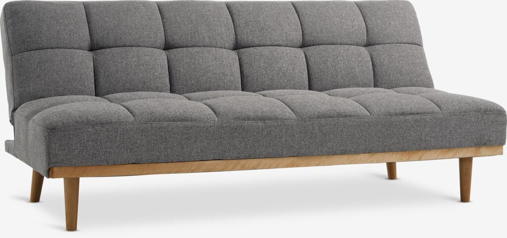 Sofá cama NEJEDE tela gris claro
