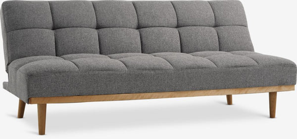 Sofá cama NEJEDE tela gris claro
