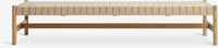 Diván cama VADEHAVET 189x67 tela natural/roble