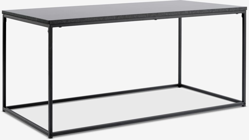 Mesa de centro TROSTERUD 50x100 color mármol/negro