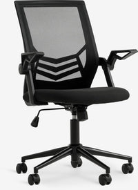 Silla de escritorio ASPERUP malla negro/tela negro