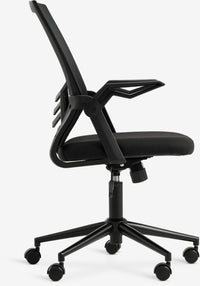 Silla de escritorio ASPERUP malla negro/tela negro