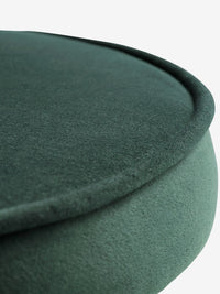 Silla de comedor RISSKOV terciopelo verde oscuro/negro