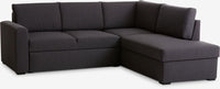 Sofá cama con chaise longue BEDSTED derecha gris
