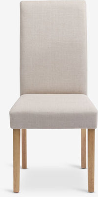 Silla de comedor TUREBY tela beis