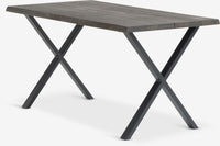 Mesa de comedor ROSKILDE 80×140 roble oscuro