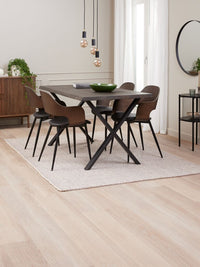 Mesa de comedor ROSKILDE 80×140 roble oscuro