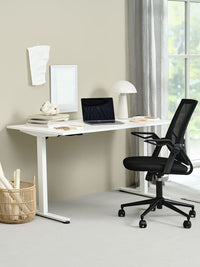Silla de escritorio ASPERUP malla negro/tela negro